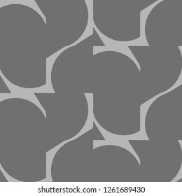 Simple black and white vector illustration. Abstract geometric background pattern