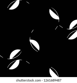 Simple black and white vector illustration. Abstract geometric background pattern