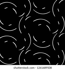 Simple black and white vector illustration. Abstract geometric background pattern