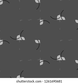 Simple black and white vector illustration. Abstract geometric background pattern