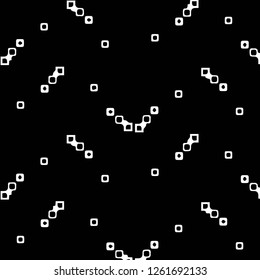 Simple black and white vector illustration. Abstract geometric background pattern