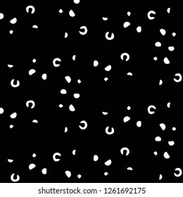 Simple black and white vector illustration. Abstract geometric background pattern