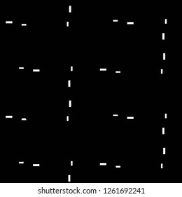 Simple black and white vector illustration. Abstract geometric background pattern