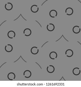 Simple black and white vector illustration. Abstract geometric background pattern