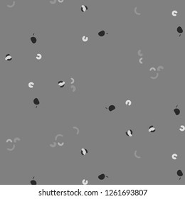 Simple black and white vector illustration. Abstract geometric background pattern