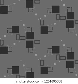 Simple black and white vector illustration. Abstract geometric background pattern