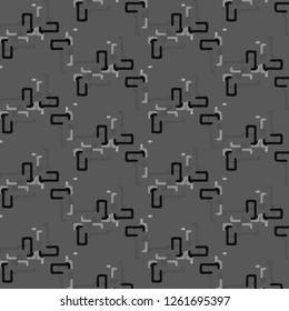Simple black and white vector illustration. Abstract geometric background pattern