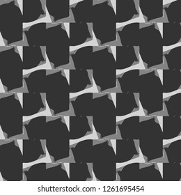 Simple black and white vector illustration. Abstract geometric background pattern