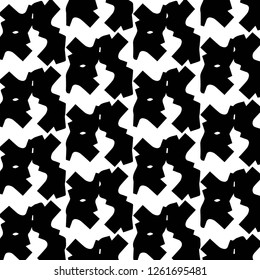 Simple black and white vector illustration. Abstract geometric background pattern