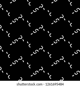 Simple black and white vector illustration. Abstract geometric background pattern