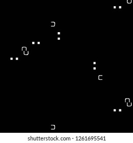 Simple black and white vector illustration. Abstract geometric background pattern