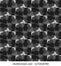 Simple black and white vector illustration. Abstract geometric background pattern