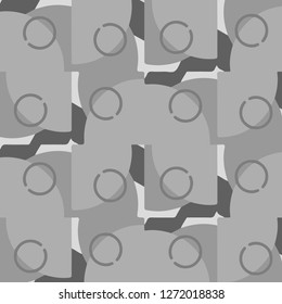 Simple black and white vector illustration. Abstract geometric background pattern