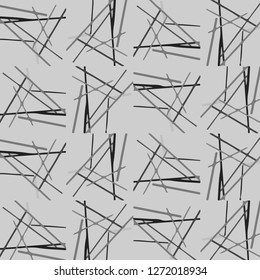 Simple black and white vector illustration. Abstract geometric background pattern