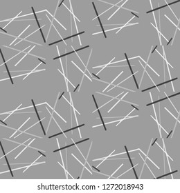 Simple black and white vector illustration. Abstract geometric background pattern