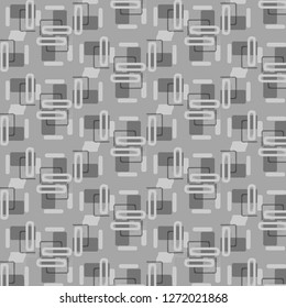 Simple black and white vector illustration. Abstract geometric background pattern
