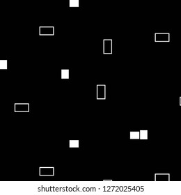 Simple black and white vector illustration. Abstract geometric background pattern