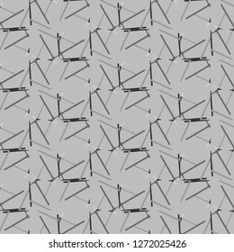 Simple black and white vector illustration. Abstract geometric background pattern