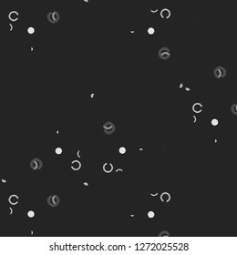 Simple black and white vector illustration. Abstract geometric background pattern