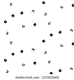 Simple black and white vector illustration. Abstract geometric background pattern