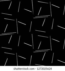Simple black and white vector illustration. Abstract geometric background pattern