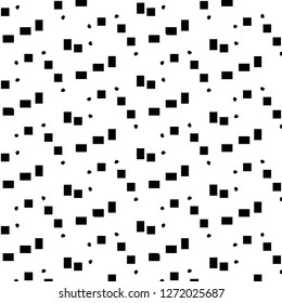Simple black and white vector illustration. Abstract geometric background pattern