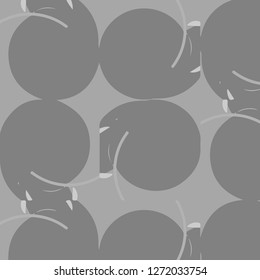 Simple black and white vector illustration. Abstract geometric background pattern