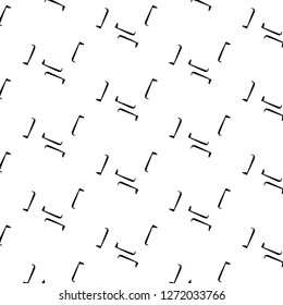Simple black and white vector illustration. Abstract geometric background pattern