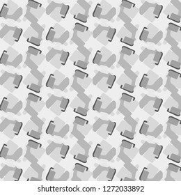 Simple black and white vector illustration. Abstract geometric background pattern