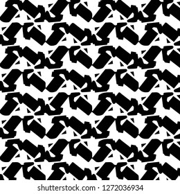 Simple black and white vector illustration. Abstract geometric background pattern