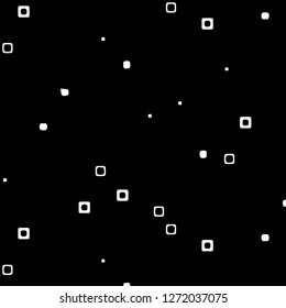 Simple black and white vector illustration. Abstract geometric background pattern