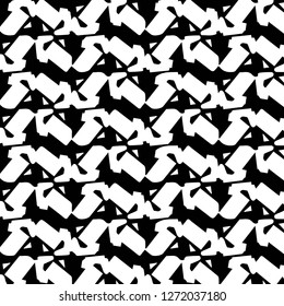 Simple black and white vector illustration. Abstract geometric background pattern