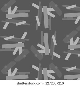 Simple black and white vector illustration. Abstract geometric background pattern