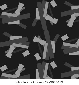 Simple black and white vector illustration. Abstract geometric background pattern