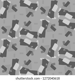 Simple black and white vector illustration. Abstract geometric background pattern