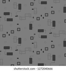 Simple black and white vector illustration. Abstract geometric background pattern