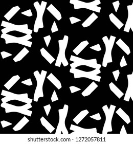 Simple black and white vector illustration. Abstract geometric background pattern