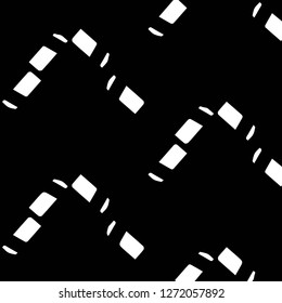 Simple black and white vector illustration. Abstract geometric background pattern