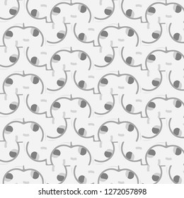Simple black and white vector illustration. Abstract geometric background pattern