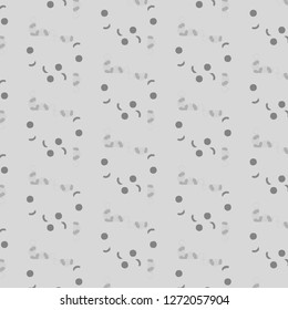 Simple black and white vector illustration. Abstract geometric background pattern