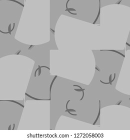 Simple black and white vector illustration. Abstract geometric background pattern