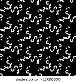Simple black and white vector illustration. Abstract geometric background pattern