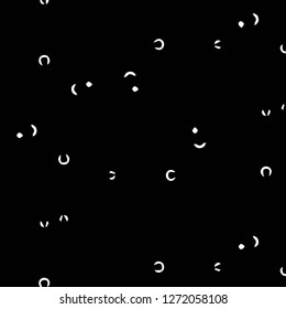 Simple black and white vector illustration. Abstract geometric background pattern