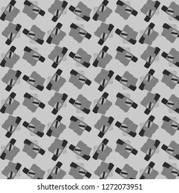 Simple black and white vector illustration. Abstract geometric background pattern