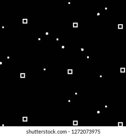 Simple black and white vector illustration. Abstract geometric background pattern