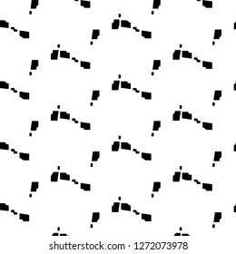 Simple black and white vector illustration. Abstract geometric background pattern