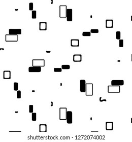 Simple black and white vector illustration. Abstract geometric background pattern