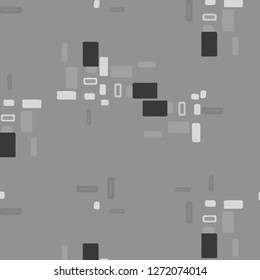 Simple black and white vector illustration. Abstract geometric background pattern