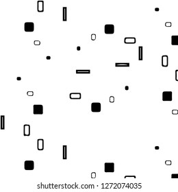 Simple black and white vector illustration. Abstract geometric background pattern