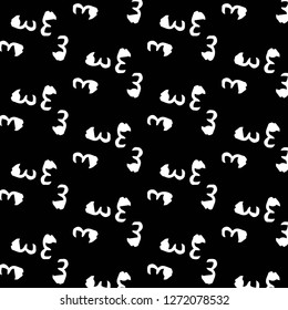 Simple black and white vector illustration. Abstract geometric background pattern